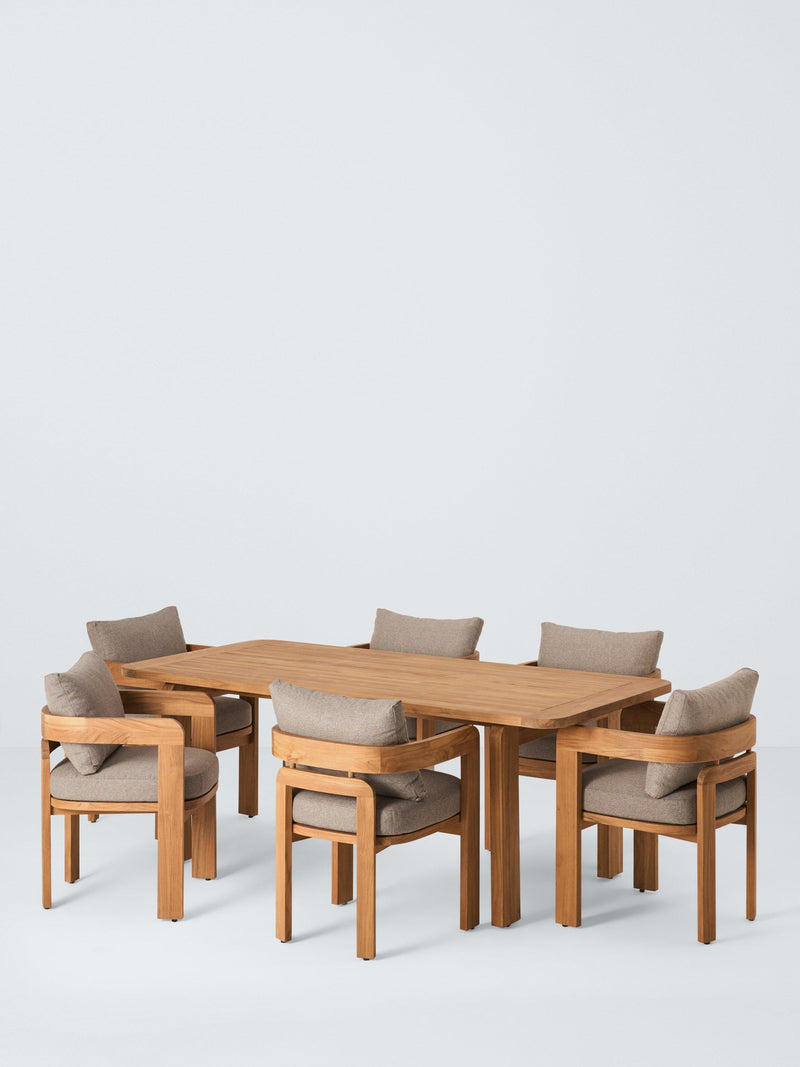 John Lewis Terra teak garden dining chairs set of 2, imported from the UK