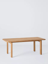 John Lewis John Lewis Terra Teak Wood Rectangular Garden Dining Table 201cm- Buy online at McGrocer