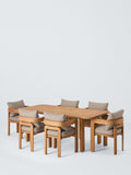 John Lewis Terra teak dining table 201cm, imported from the UK