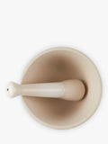 Le Creuset stoneware pestle and mortar in Meringue - British product