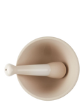 Le Creuset stoneware pestle and mortar in Meringue - British product