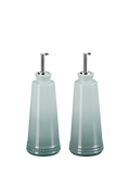 Le Creuset Stoneware Oil & Vinegar Bottles, Set of 2, 330ml, Sea Salt