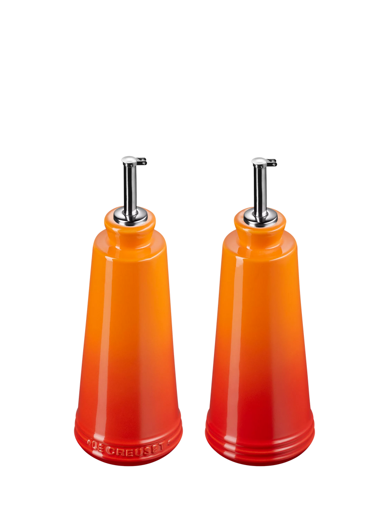 Le Creuset oil vinegar bottles set of 2 330ml, UK version