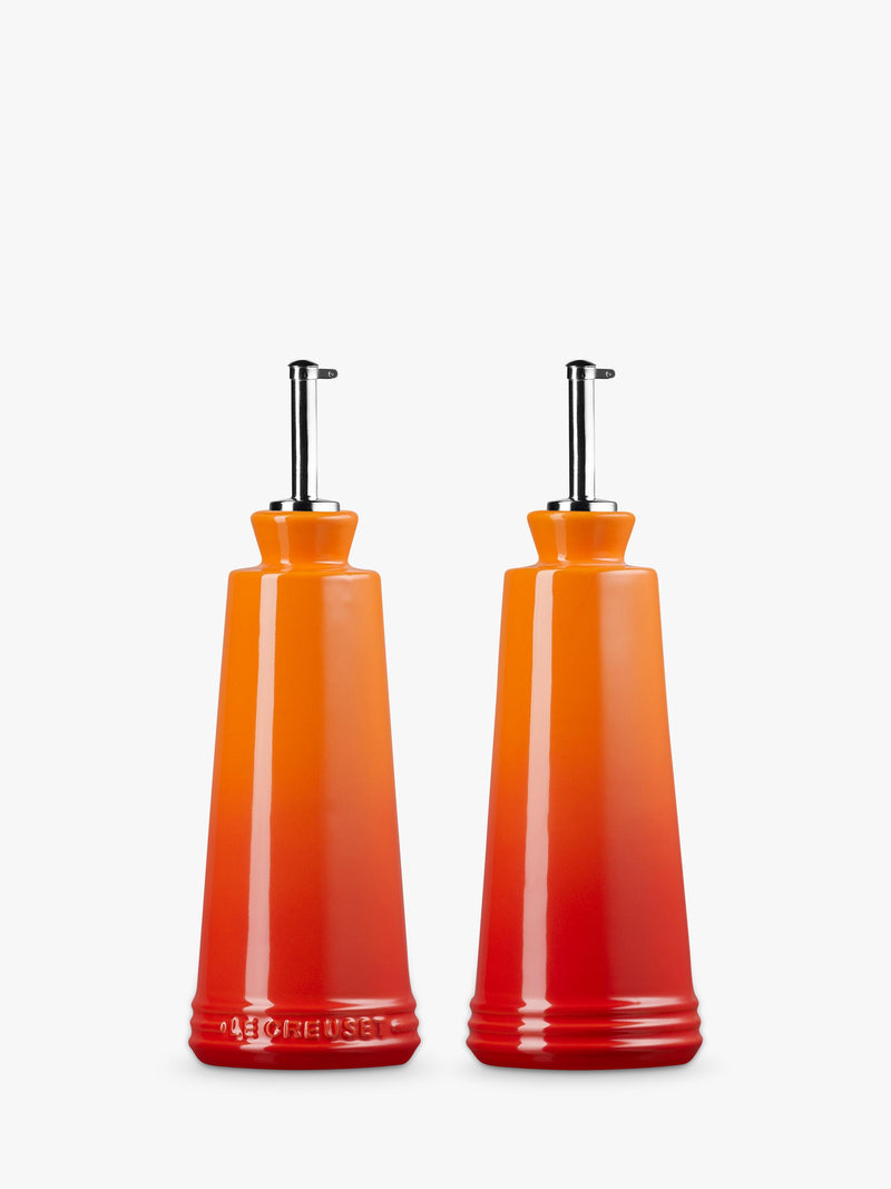 Le Creuset oil vinegar bottles set of 2 330ml, UK version
