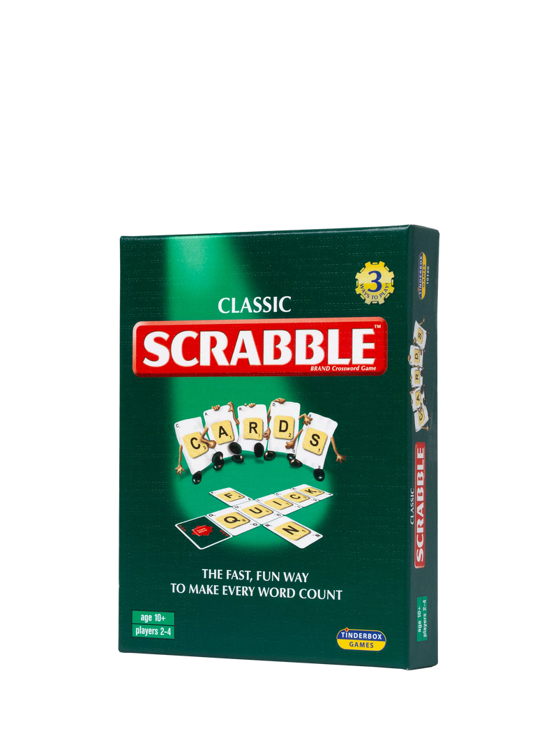 John Adams Classic Scrabble Cards word game - British product