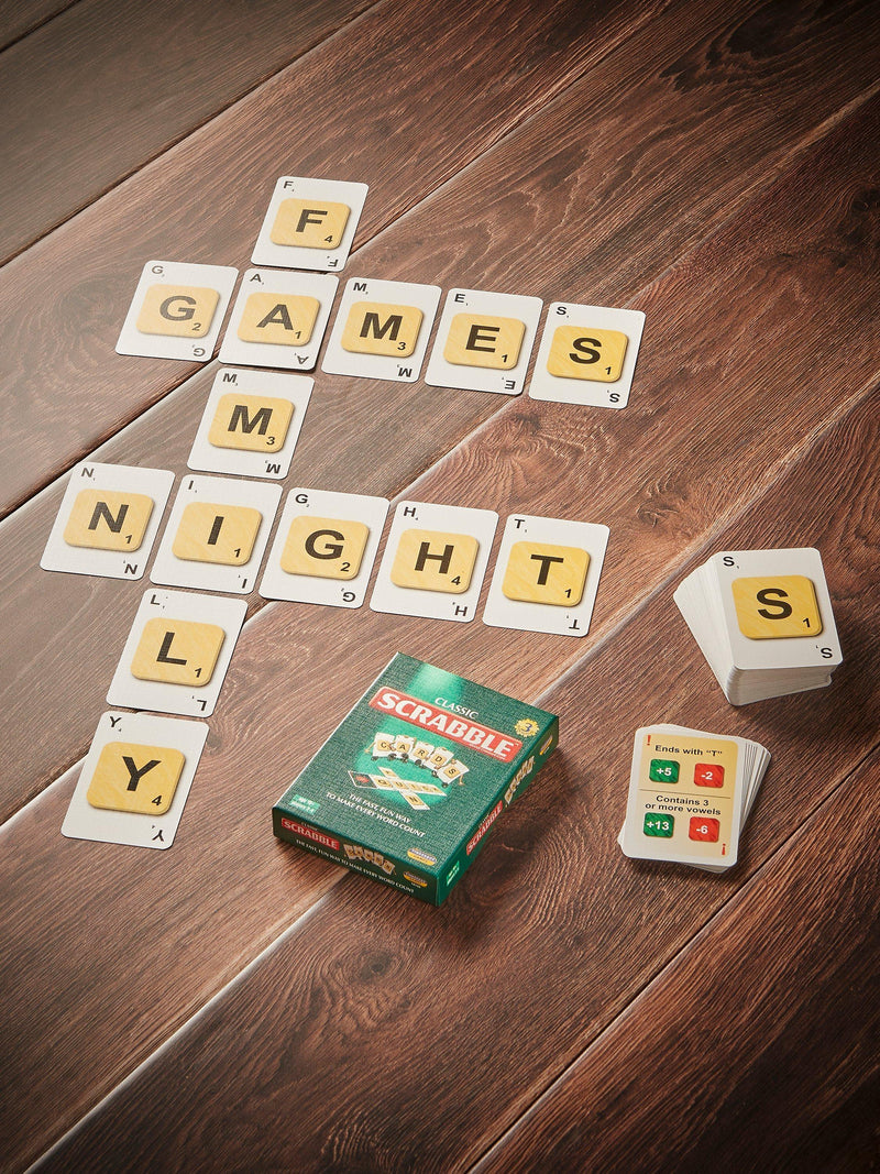 John Adams Classic Scrabble Cards word game - British product