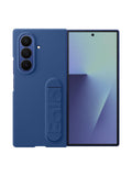 Samsung silicone grip case with stand for Galaxy Z Fold7 blue, UK version