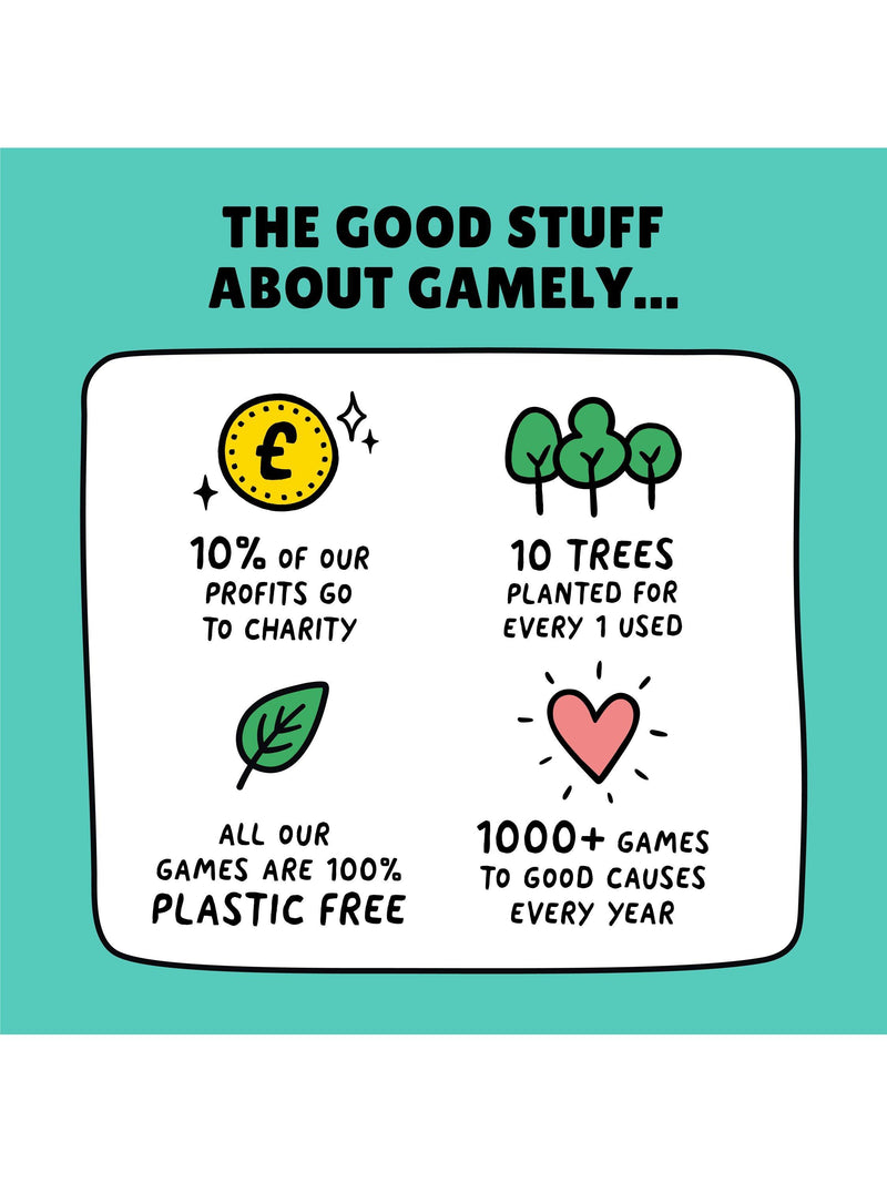 Gamely Gullible party game small edition (British brand)