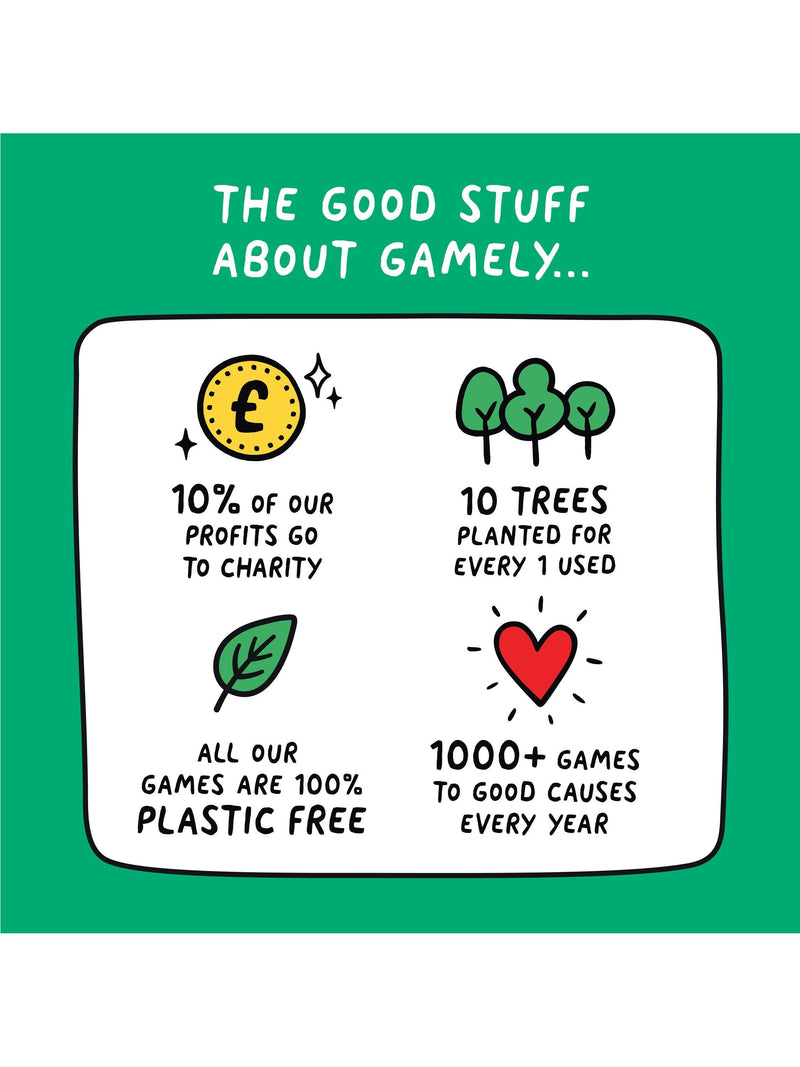 Gamely Truth or Trap bluffing party game - British product
