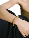 Shyla Cinque layered bracelet gold, imported from the UK