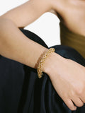 Shyla Cinque layered bracelet gold, imported from the UK