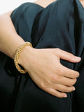 Shyla Cinque layered bracelet gold, imported from the UK