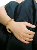 Shyla Cinque layered bracelet gold, imported from the UK