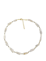 John Lewis Shyla Bondi Pearl Lolite Necklace Gold Plated- Buy online at McGrocer