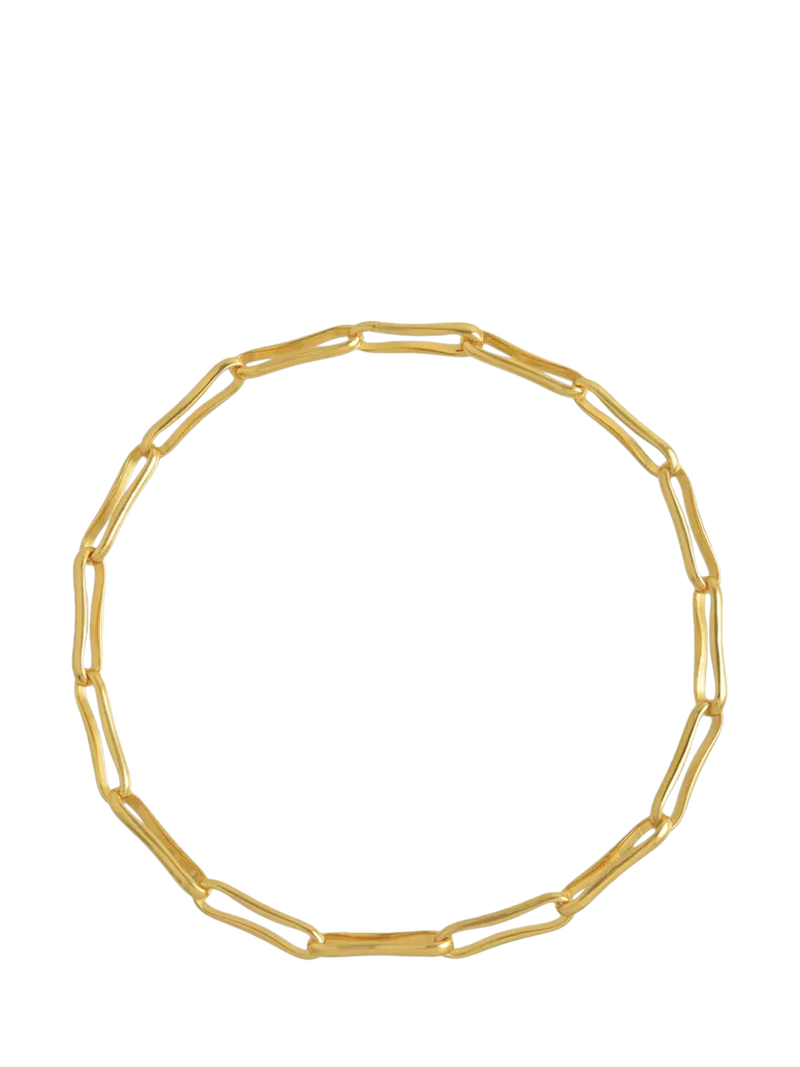Shyla chunky link gold necklace 45.72cm, imported from the UK