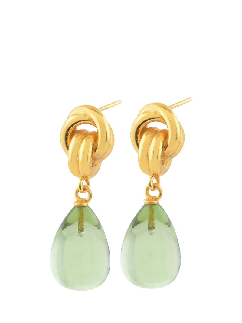 Shyla Chunky Knot Drop Earrings