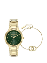 John Lewis Olivia Burton 24070022 Women's Watch and Bracelet Gift Set, Gold- Buy online at McGrocer