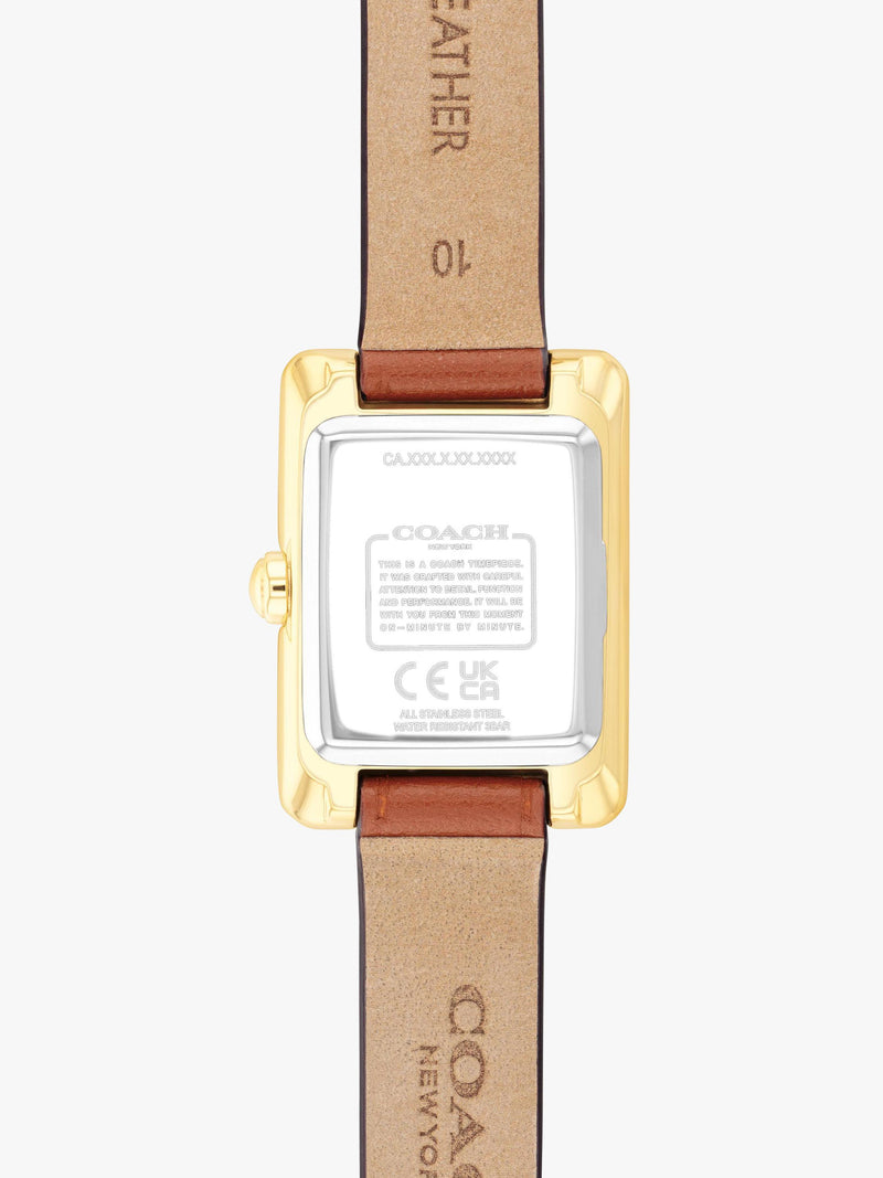 Coach ladies Mara leather strap watch (British brand)