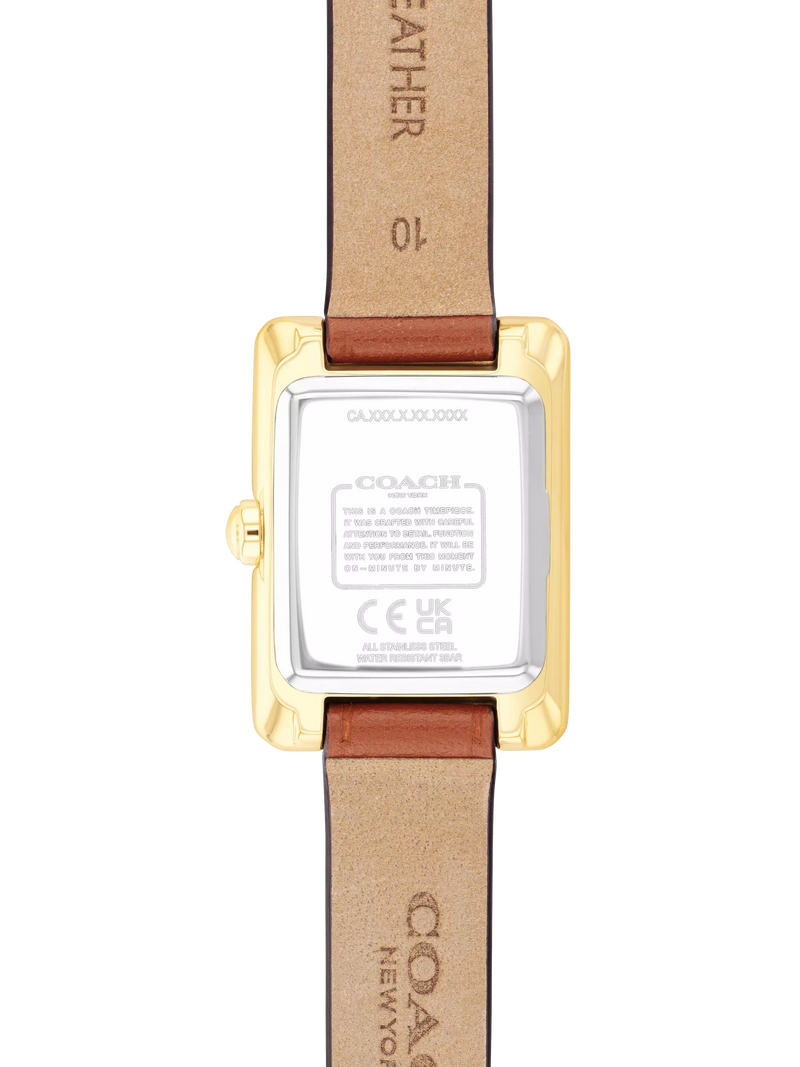 Coach ladies Mara leather strap watch (British brand)