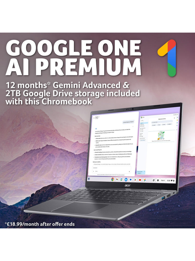 Acer Chromebook Plus 514 14 inch, UK version