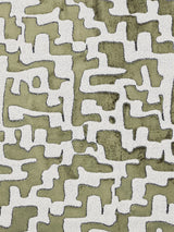 John Lewis John Lewis Serena Abstract Velvet Furnishing Fabric Green- Buy online at McGrocer