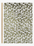 John Lewis Serena abstract velvet fabric in green (British brand)