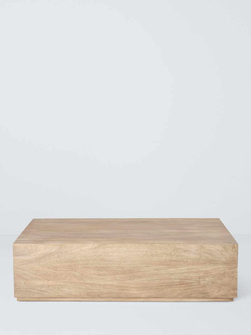 John Lewis Haven coffee table natural mango wood, imported from the UK