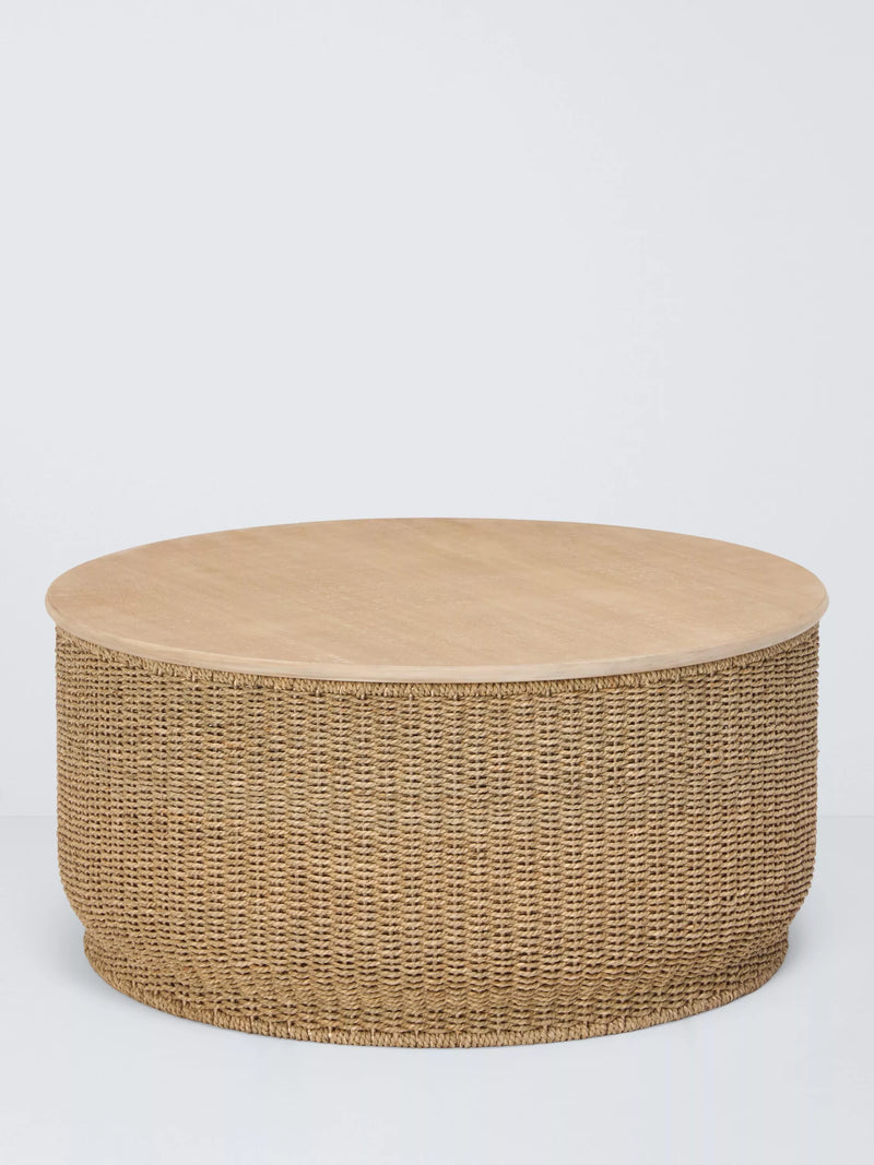 John Lewis Dune woven coffee table Natural (British brand)