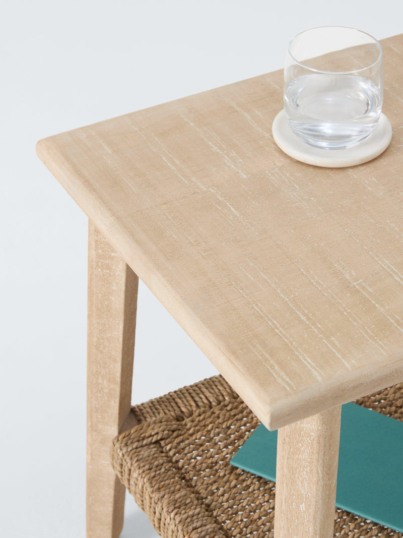 John Lewis Lynton side table natural finish, imported from the UK