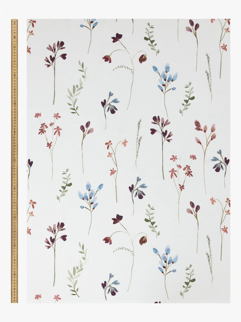 John Lewis floral print furnishing fabric multi width 145cm, imported from the UK