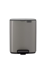 John Lewis Brabantia Bo Bathroom Pedal Bin 7L Platinum- Buy online at McGrocer