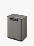 Brabantia Bo bathroom pedal bin Platinum 7L, UK version