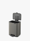 Brabantia Bo bathroom pedal bin Platinum 7L, UK version