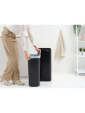Brabantia Bo Touch Bin 30L with recycled inner bucket, UK version