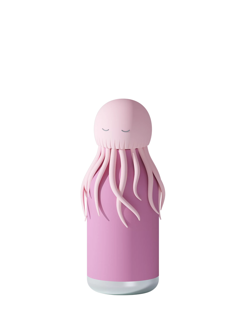 Asobu water bottle Jellyfish Bestie pink 16oz - British product