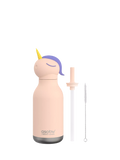 Asobu unicorn bestie water bottle pink 16oz, imported from the UK
