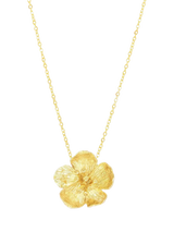 John Lewis Ottoman Hands Buttercup Flower Necklace Gold Pendant 25.5cm- Buy online at McGrocer