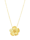 Ottoman Hands gold flower pendant necklace, imported from the UK