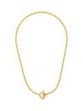 Ottoman Hands Thea snake chain necklace in gold, imported from the UK