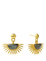 John Lewis Ottoman Hands Sunrise Drop Earrings, Gold- Buy online at McGrocer