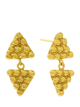 John Lewis Ottoman Hands Azar Beaded Drop Earrings, Gold- Buy online at McGrocer