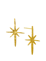 John Lewis Ottoman Hands Northern Star Gold Stud Earrings- Buy online at McGrocer