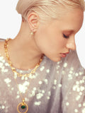 Ottoman Hands star stud earrings gold plated, imported from the UK