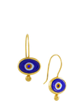 Ottoman Hands Alara Evil Eye Drop Earrings
