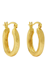 John Lewis Ottoman Hands Caprice Gold Hoop Earrings- Buy online at McGrocer