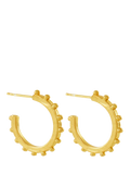 Ottoman Hands Aida gold plated hoop earrings (British brand)