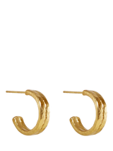 John Lewis Ottoman Hands Rory Hoop Earrings Gold- Buy online at McGrocer