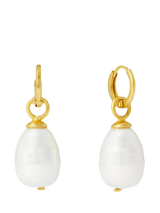 John Lewis Ottoman Hands Ava Pearl Drop Earrings, Gold- Buy online at McGrocer