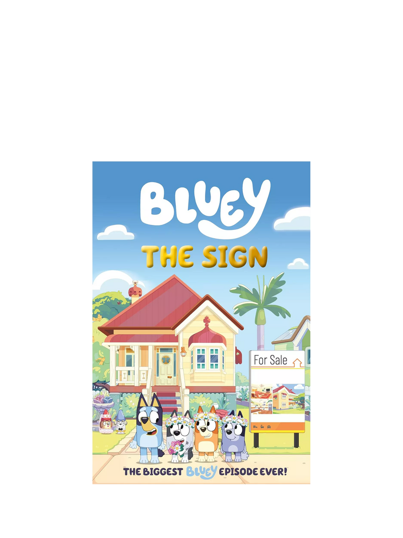 Bluey The Sign Book hardback 144 pages - British product