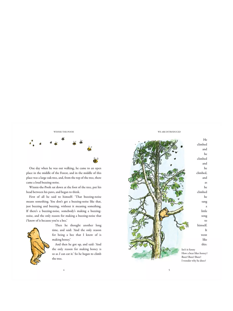 Winnie the Pooh Anniversary Edition children's book, imported from the UK